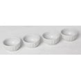 thumbnail image 1 of Artika 2-Oz Glazed Porcelain Appetizer Bowls | Ridged Design, Mini Bowls for Bite Sized Appetizers, Condiments, Dips, and More, Microwave and Dishwasher Safe, Includes Four Bowls, 2.4” x 1.4”, 1 of 1
