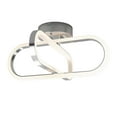 thumbnail image 1 of Artika Arlo Modern LED Flush Mount 25 Watts Ceiling Light Fixture Chrome Finish, 1 of 5