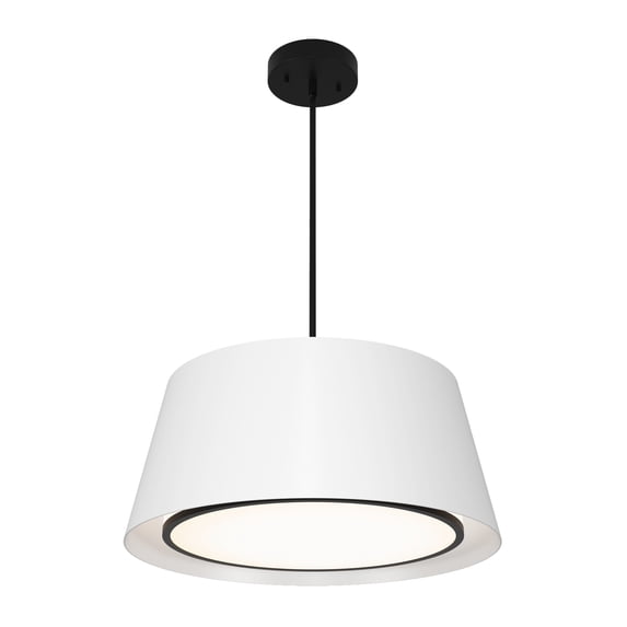 Artika Capa Modern Pendant Light Fixture, White