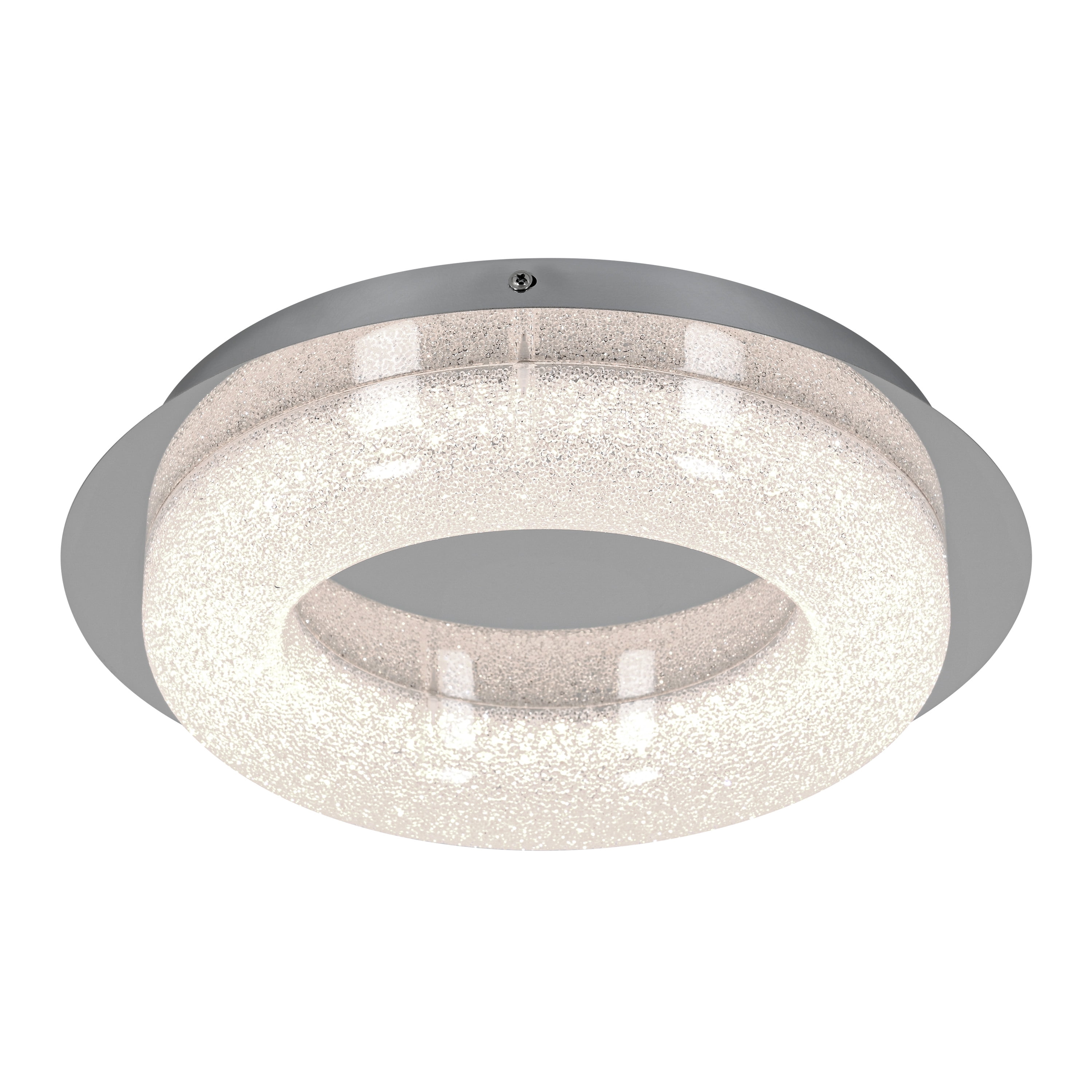Artika Famous Ceiling One Light Integrated LED Flush Mount Light Fixture,  Chrome Finish