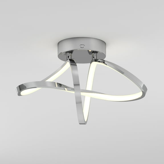 Artika Loop Flush Mount Light 3 CCT Chrome
