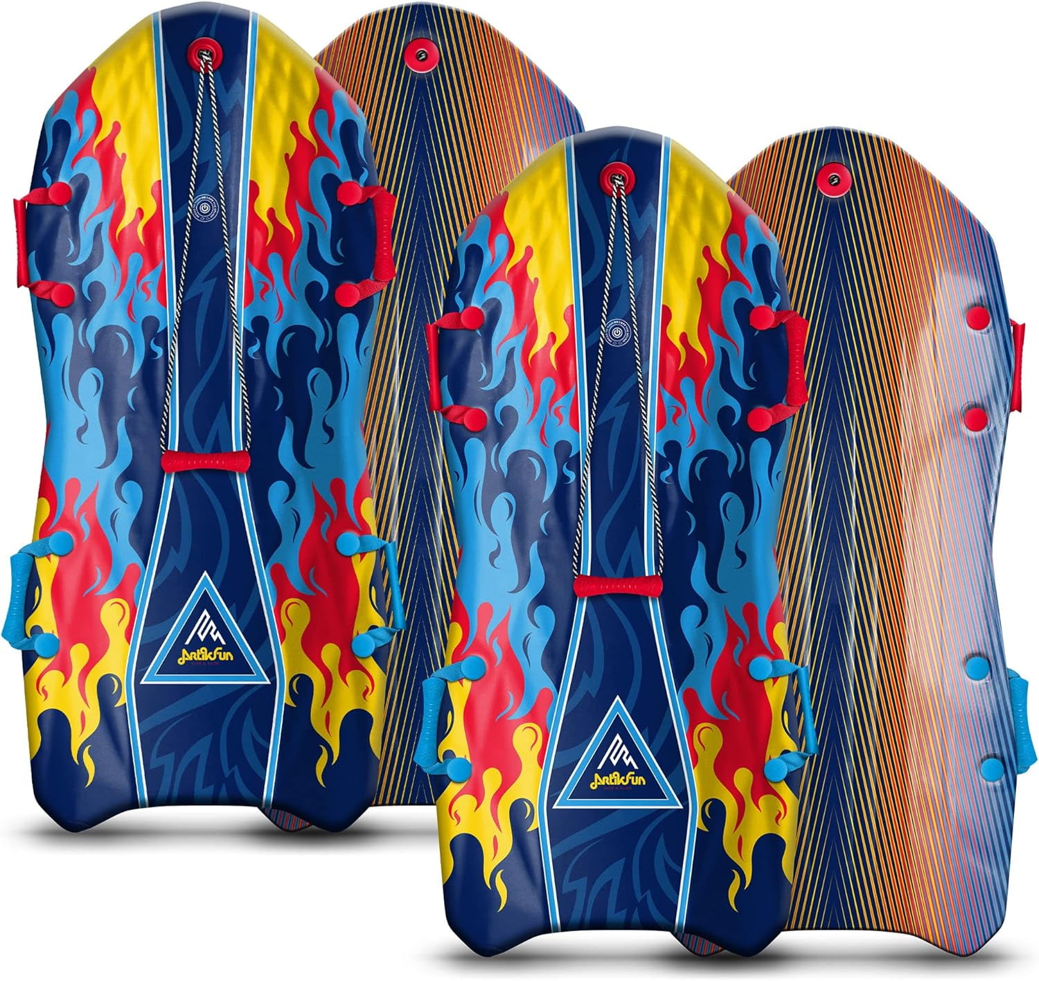 Artikfun Viperrari Premium Foam Snow Sled with Sound Effect 2Pack