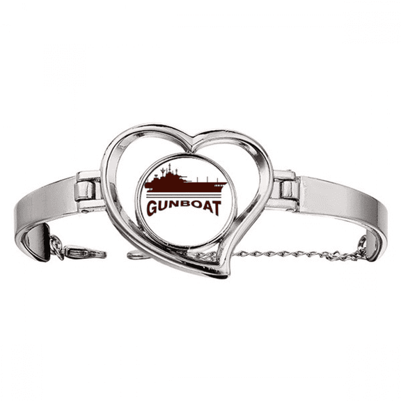 Artillery Bombs Ships Command Fighting Bracelet Heart Jewelry Wire Bangle