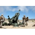 thumbnail image 1 of Artillerymen fire-off a round with the M777 Lightweight 155-millimeter Howitzer Poster Print by Stocktrek Images (34 x 22), 1 of 1