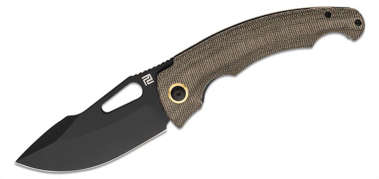 Artisan Cutlery Xcellerator AR-RPM9 Micarta 3.75 in Folding Knife, 1860PBODG
