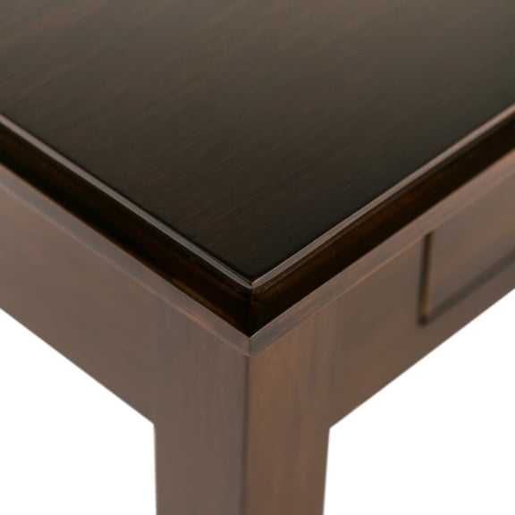 Artisan 46 inch Wide Solid Wood Console Sofa Table in Russet Brown