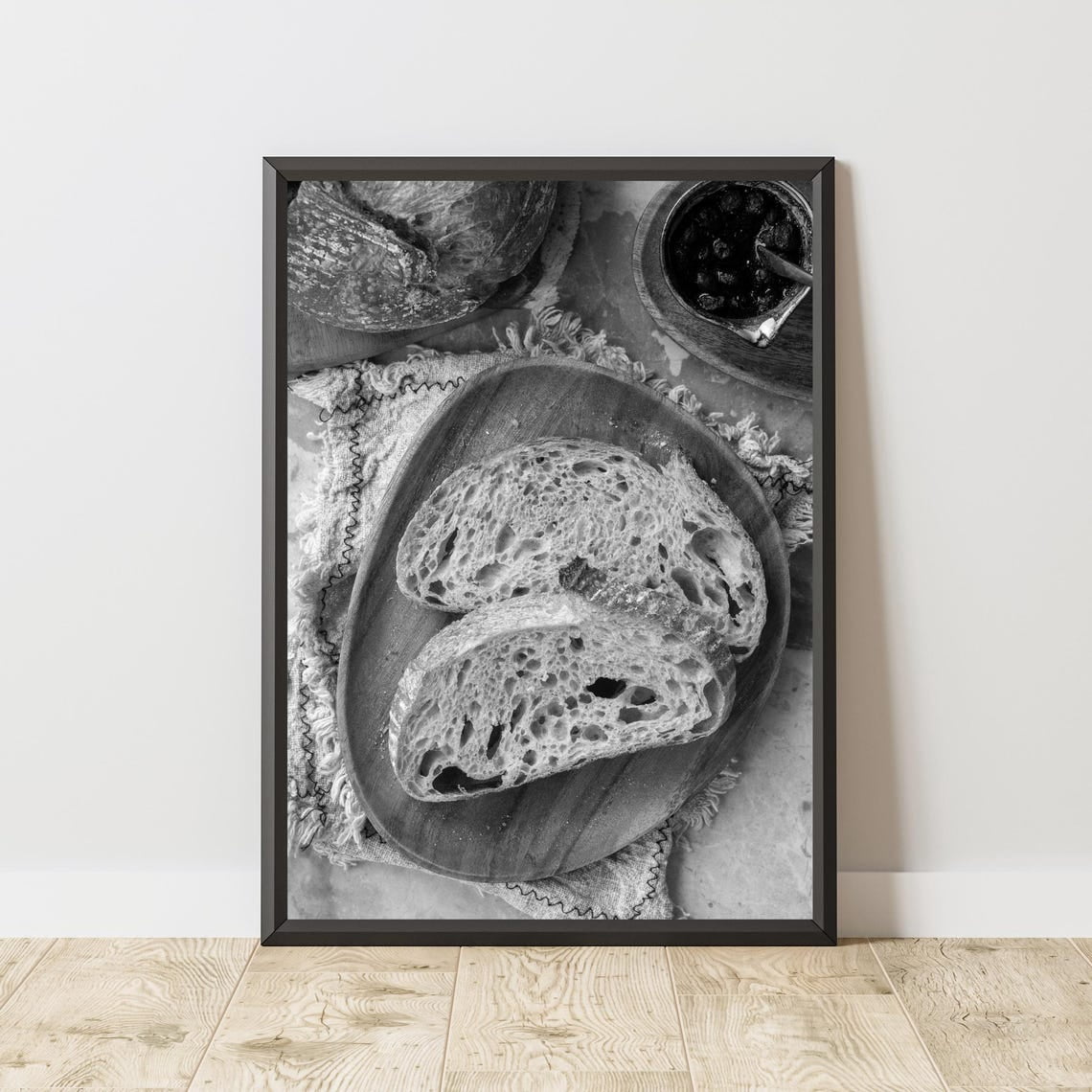 Rustic Bread Photo Artisan Bakery Bread Wall Art Print, Rustic Food Photography, Warm ...