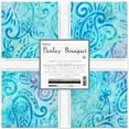 thumbnail image 1 of Artisan Batiks, Paisley Bouquet 10" Fabric Squares, 42pc, 1 of 1