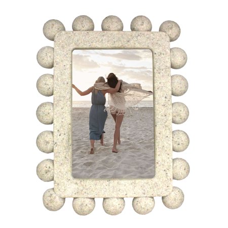OneDesign Home Artisan Beaded Resin 4"x6" Picture Frame