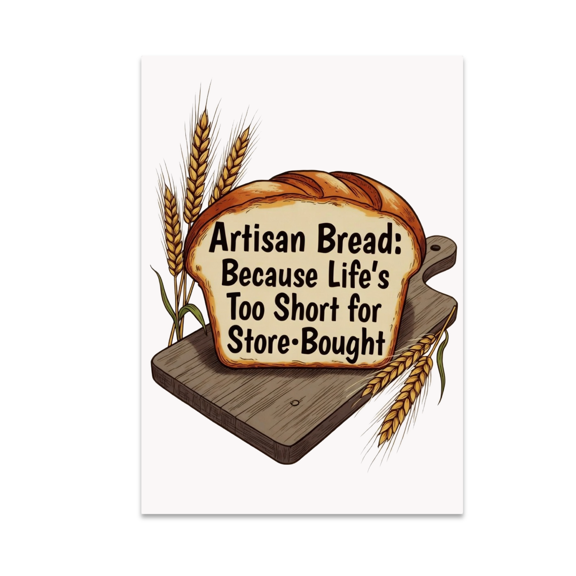 Artisan Bread Decor - Bakery Enthusiast - 13x19 Poster Print