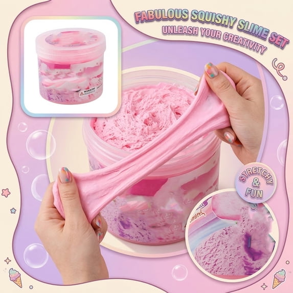 Artisan Butter Slime Clay for Sensory Play and Creative Modeling Soft Stretchy Fidget Putty Crafting