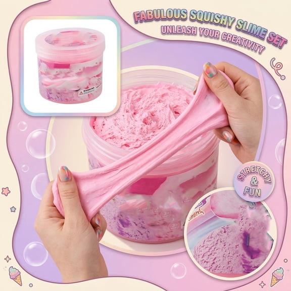 Artisan Butter Slime Clay for Sensory Play and Creative Modeling Soft Stretchy Fidget Putty Crafting