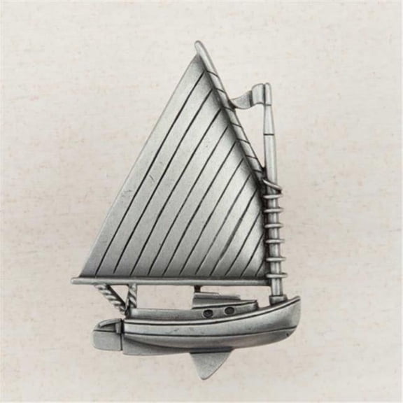 Artisan Collection Catboat Knob - Antique Pewter