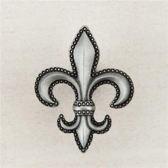 Artisan Collection Fleur - De - Lis Knob - Antique Pewter