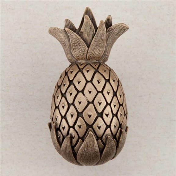 Artisan Collection Pineapple Knob - Museum Gold