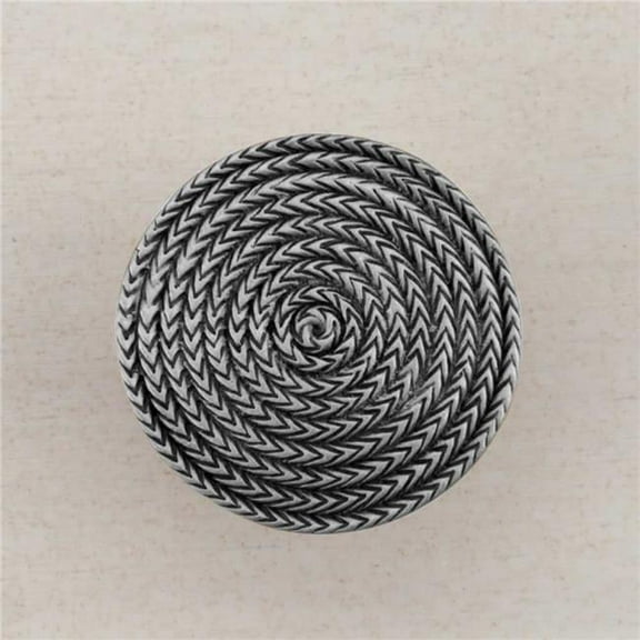 Artisan Collection Rope Circle Knob - Antique Pewter