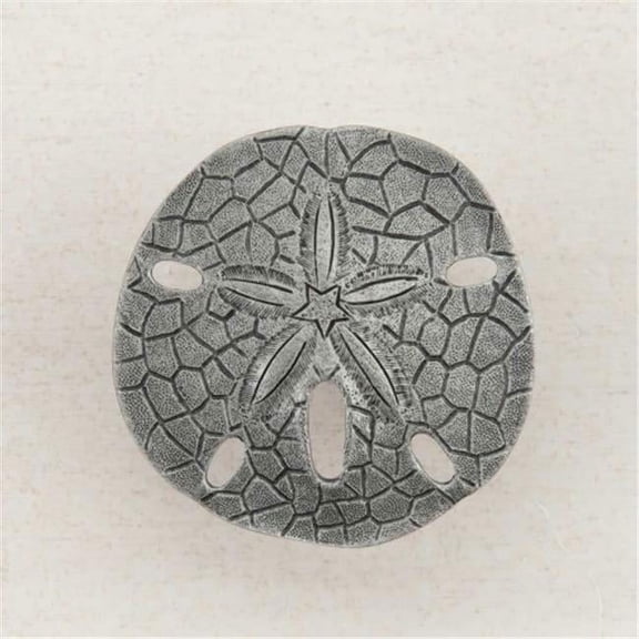 Artisan Collection Sand Dollar Knob, Antique Pewter
