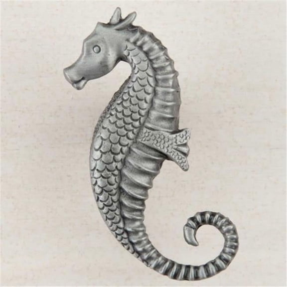 Artisan Collection Seahorse Knob - Antique Pewter