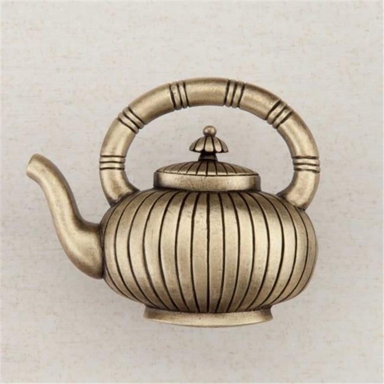 Artisan Collection Teapot Knob, Antique Brass