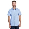 thumbnail image 1 of Artisan Collection by Reprime Mens Microcheck Gingham Short-Sleeve Cotton Shirt - RP221, 1 of 3