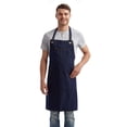 thumbnail image 1 of Artisan Collection by Reprime RP121 Unisex ‘Barley’ Contrast Stitch Sustainable Bib Apron, 1 of 3