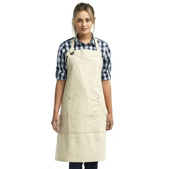 Artisan Collection by Reprime RP137 Calibre Heavy Canvas Apron with Pocket-Natural
