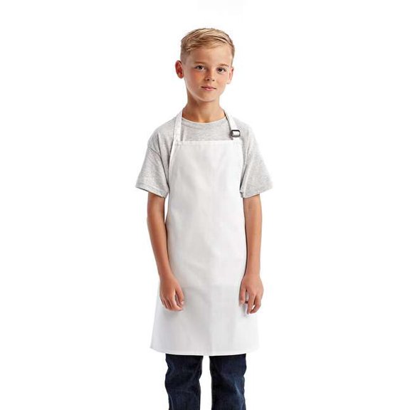 Artisan Collection by Reprime RP149 Youth Recycled Apron-White