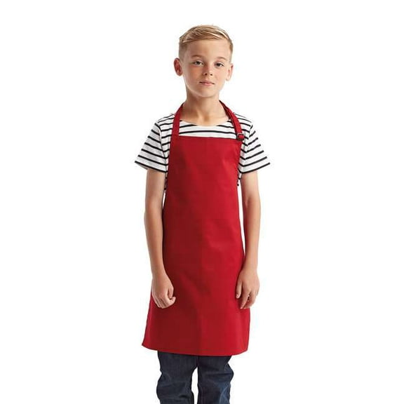 Artisan Collection by Reprime RP149 Youth Recycled Apron-Red