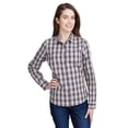 thumbnail image 1 of Ladies' Mulligan Check Long-Sleeve Cotton Shirt, 1 of 3