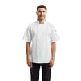 thumbnail image 1 of Artisan Collection by Reprime RP656 Short Sleeve Recycled Chef Coat-White-2XL, 1 of 3