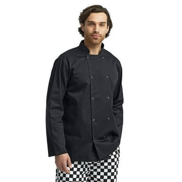 Artisan Collection by Reprime RP665 Unisex Studded Front Long-Sleeve Chef's Coat