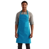 Artisan Collection by Reprime RP150 Recycled Bib Apron-Turquoise