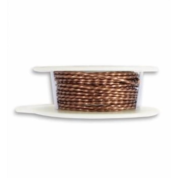 Artisan Copper Colored Wire, Twisted, 18ga, (8ft) (2 pk)