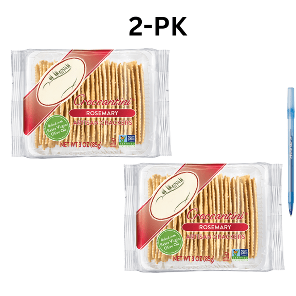 Artisan Crackers, Rosemary 6 oz 2-PK