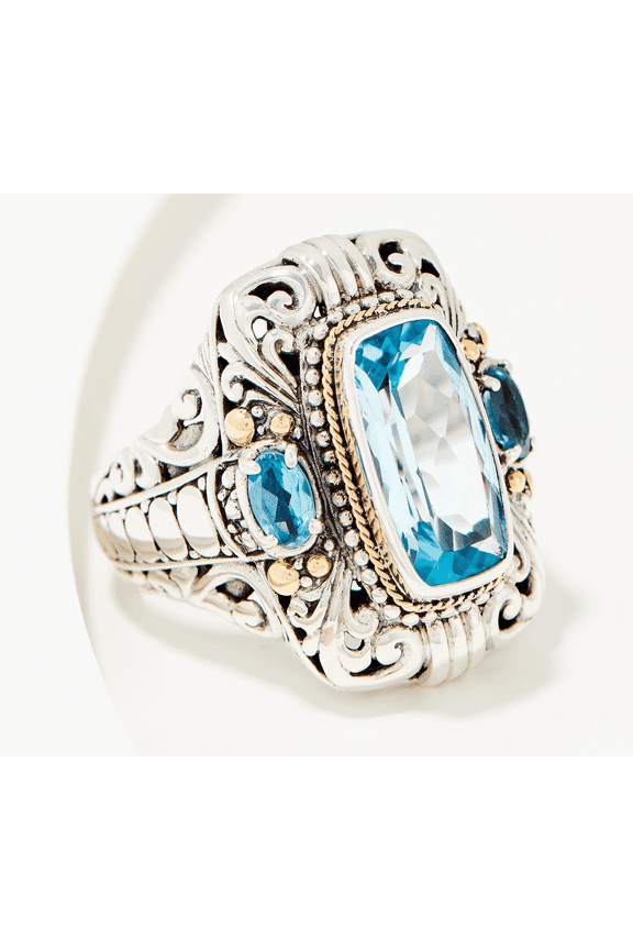 Silver Scrollwork Size 7 Ring