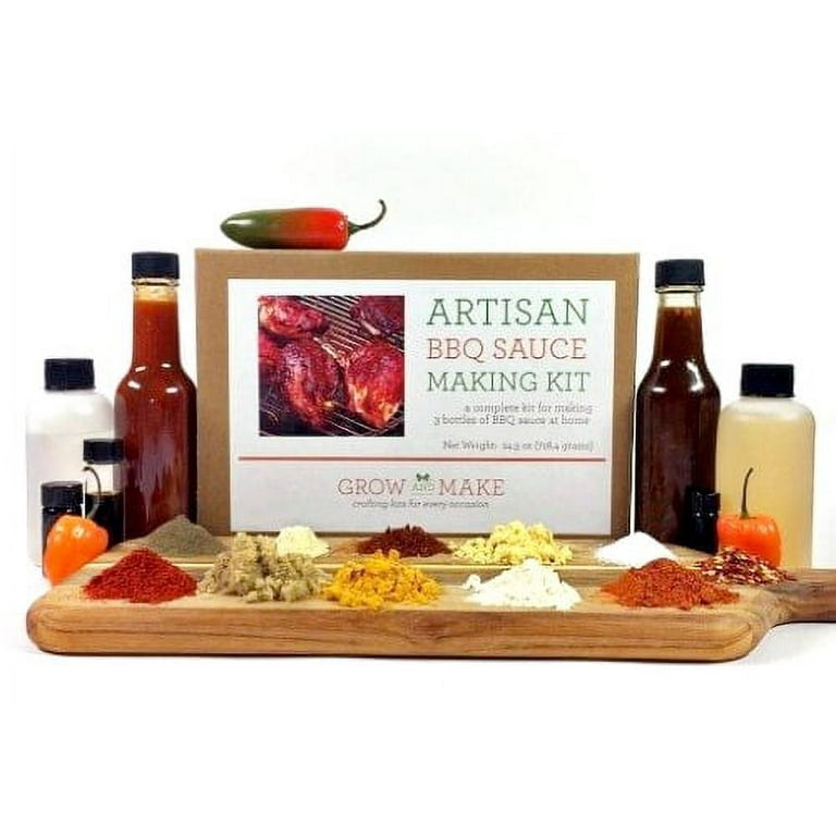 Artisan DIY BBQ Sauce Making Kit Learn how to make 3 home made barbecue  Sauces