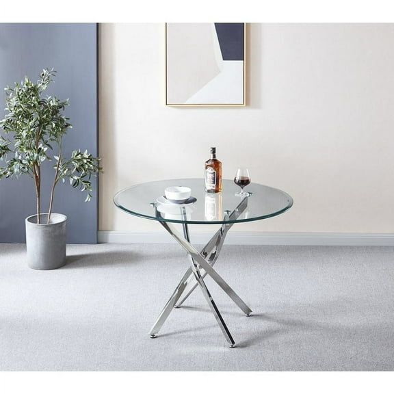 Artisan Design Round Dining Table 10Mm Clear