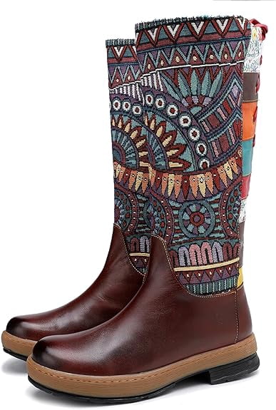 Artisan Handmade Women's Cowboy and Knight Boots - High Heels and Flat ...
