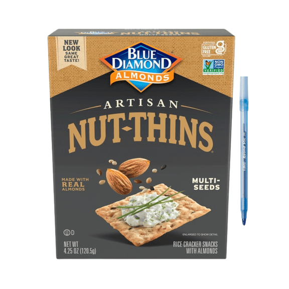 Artisan Multi-Seeds Almond Rice Crackers 4.25 oz