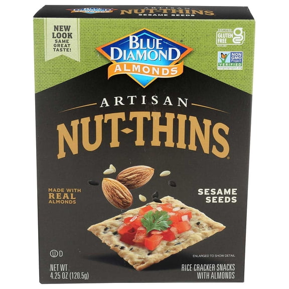 Artisan Nut Thins Sesame Seeds Cracker, 4.25 Ounce -- 12 per case.