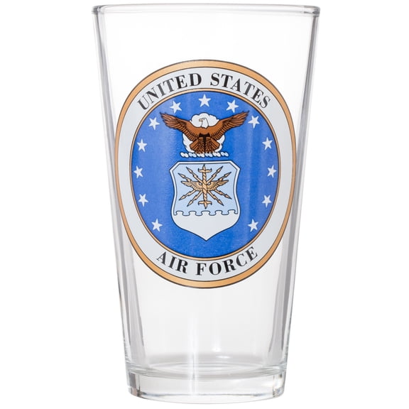 Artisan Owl Officially Licensed United States Air Force Emblem Pint Glass