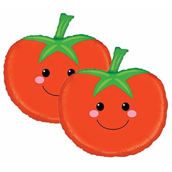 Artisan Owl Set of 2 Produce Pal Tomato Garden Jumbo 26" Foil Party Balloons