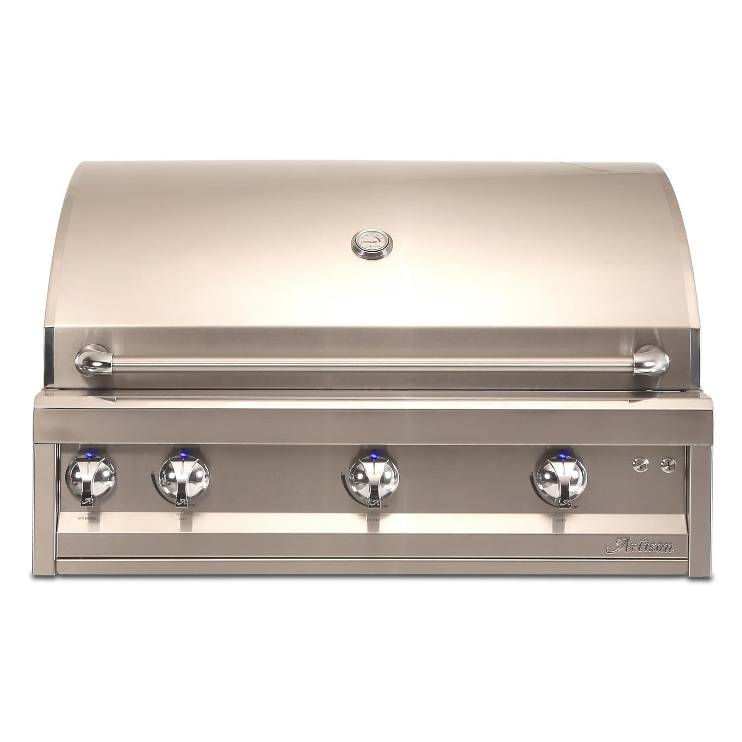 Artisan Professional 36-Inch 3-Burner Built-In Natural Gas Grill With Rotisserie - ARTP-36-NG