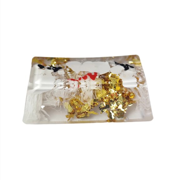 Artisan Resin Keycap, Zen Pond Design 2u Backspace for Mechanical Keyboard, Handcrafted Gift