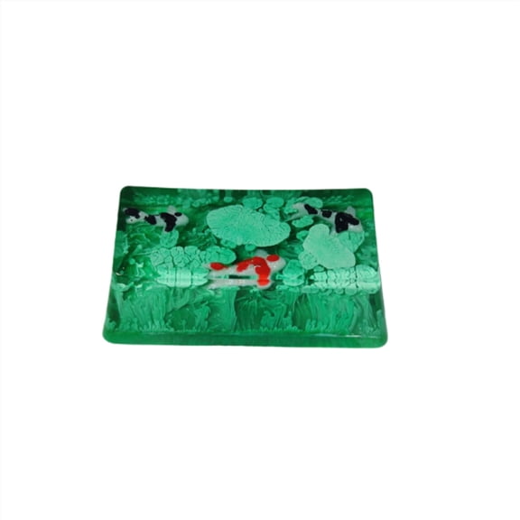 Artisan Resin Keycap, Zen Pond Design 2u Backspace for Mechanical Keyboard, Handcrafted Gift