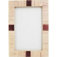thumbnail image 1 of Artisan Ribbed Bone Photo Frame, 1 of 5