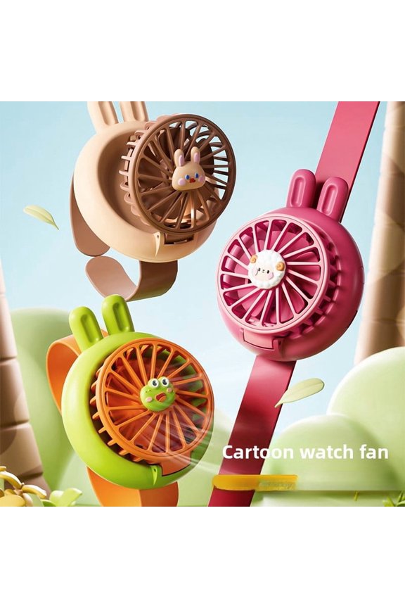 Artisan Series Miniature Watch Fan with Gift Box, Premium 3D Animal Wearable Model with Multi-Speed Logic, Luxury Personal Wellness Gift for Partners