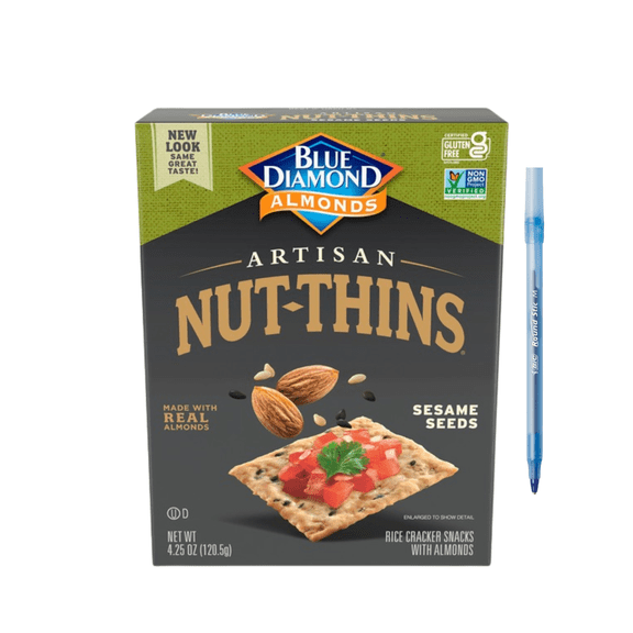 Artisan Sesame Seeds Almond Rice Crackers 4.25 oz