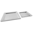 thumbnail image 1 of Artisan T8971CO Hammered Stainless Steel Serving Tray Set of 2, 1 of 6
