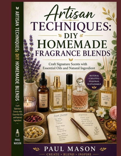 Artisan Techniques: DIY Homemade Fragrance Blends : Craft Signature Scents with Essential Oils and Natural Ingredient, (Paperback)